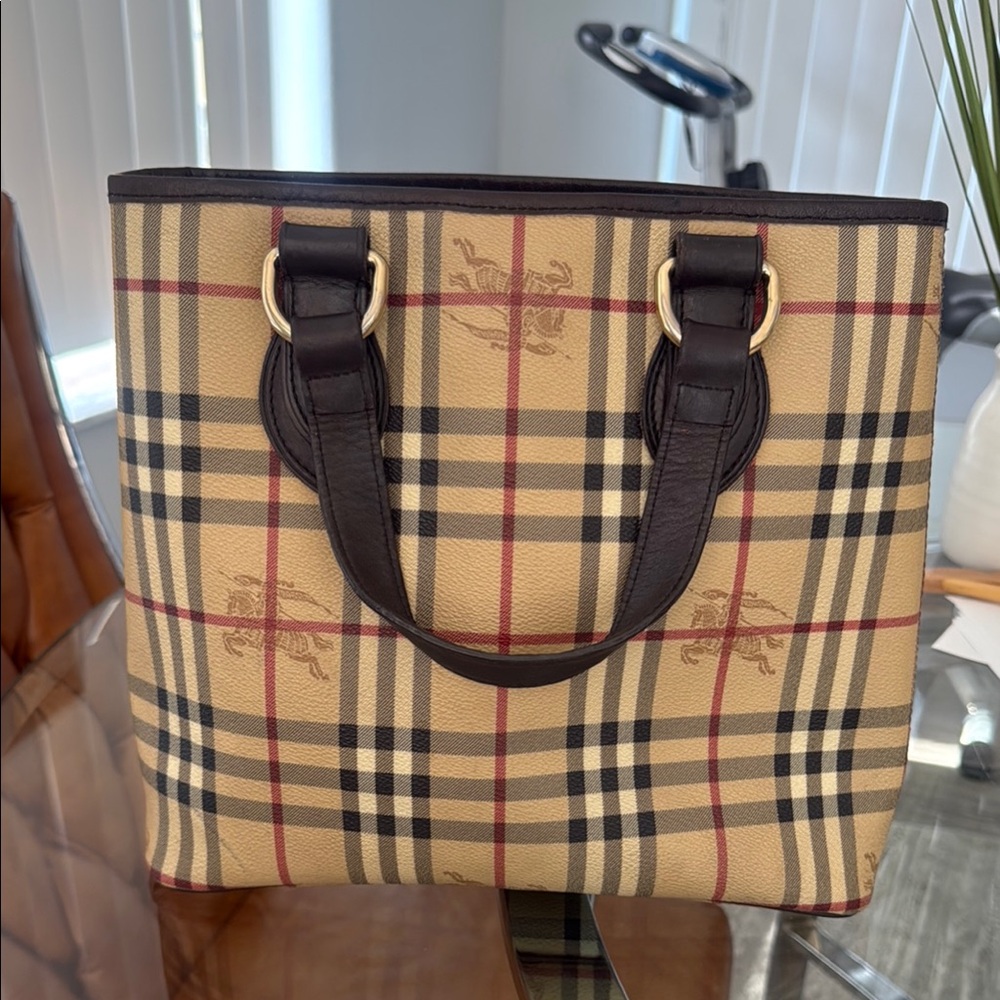 Burberry Classic Check mini Tote bag.